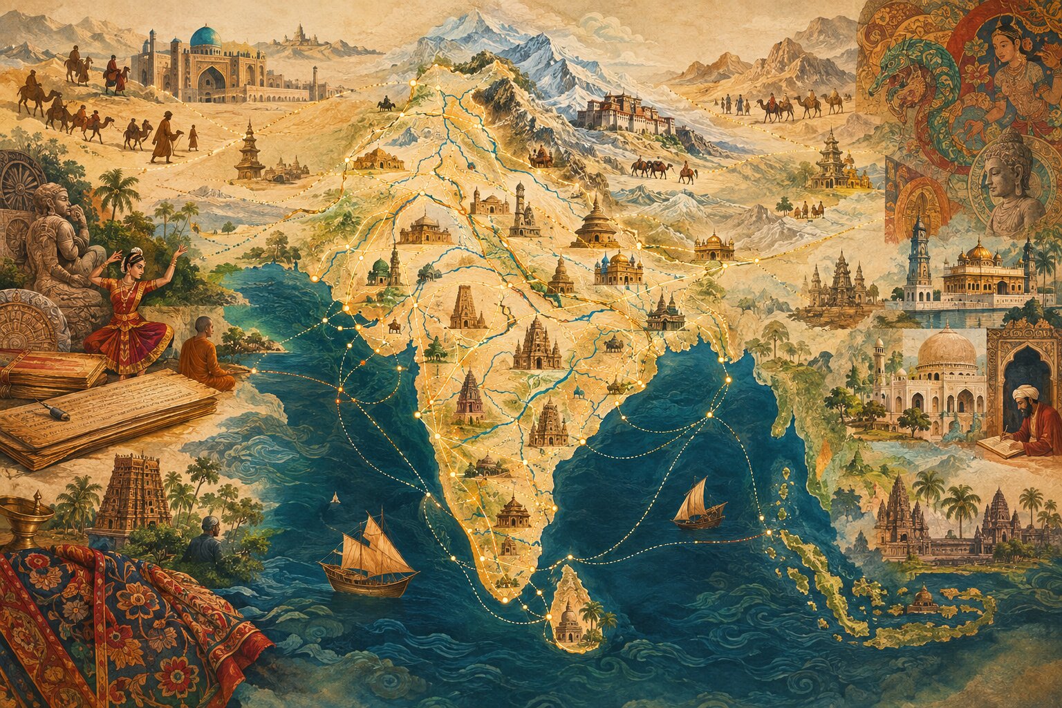 Project Bharatam—Indian Civilisational Geography Across Time